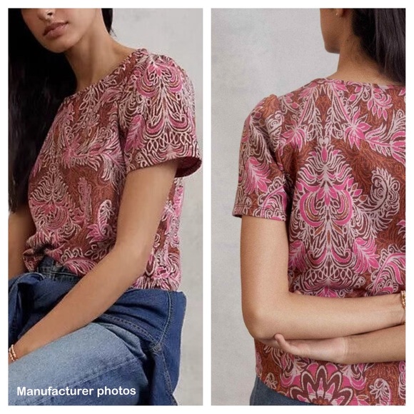 Anthropologie Demeter Paisley Tee - Picture 7 of 7
